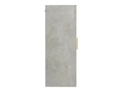 vidaxl Prateleira*Armário de parede suspenso 69,5x34x90 cm cimento Cinzento
