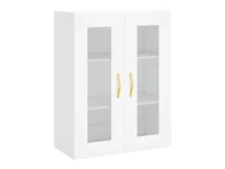 vidaxl Prateleira*Armário de parede 69,5x34x90 cm Branco