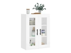 vidaxl Prateleira*Armário de parede 69,5x34x90 cm Branco