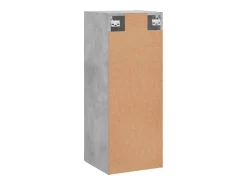 Armário de parede 34,5x34x90 cm cimento*vidaxl