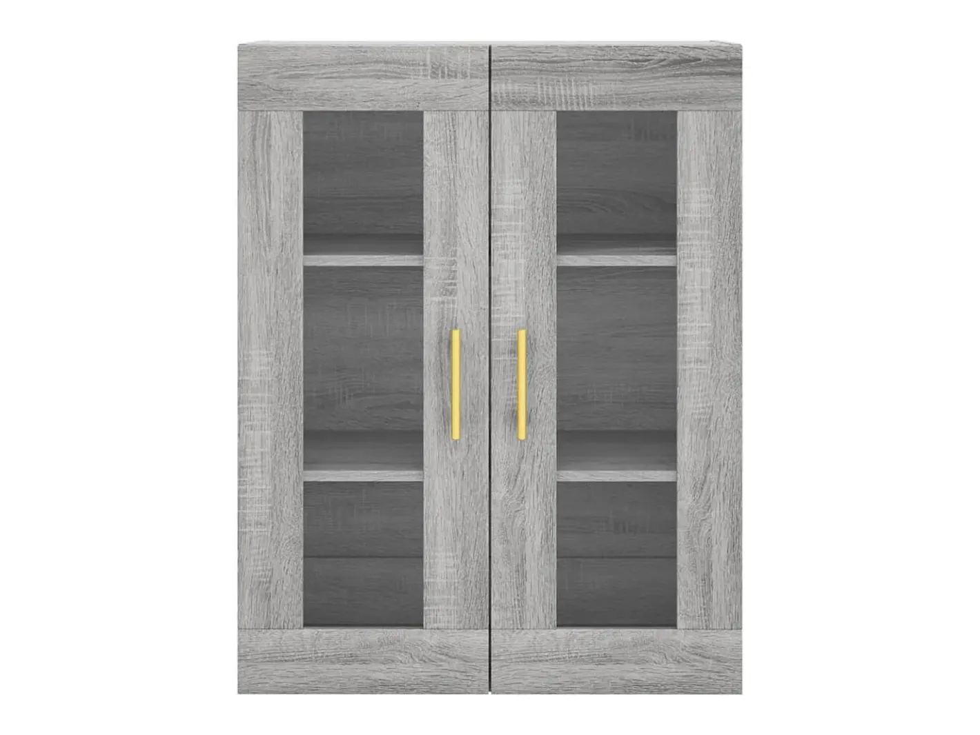 vidaxl Prateleira*Armário de parede 69,5x34x90 cm sonoma Cinzento