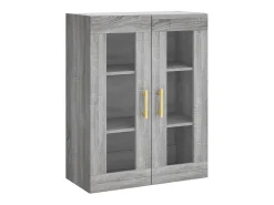 vidaxl Prateleira*Armário de parede 69,5x34x90 cm sonoma Cinzento