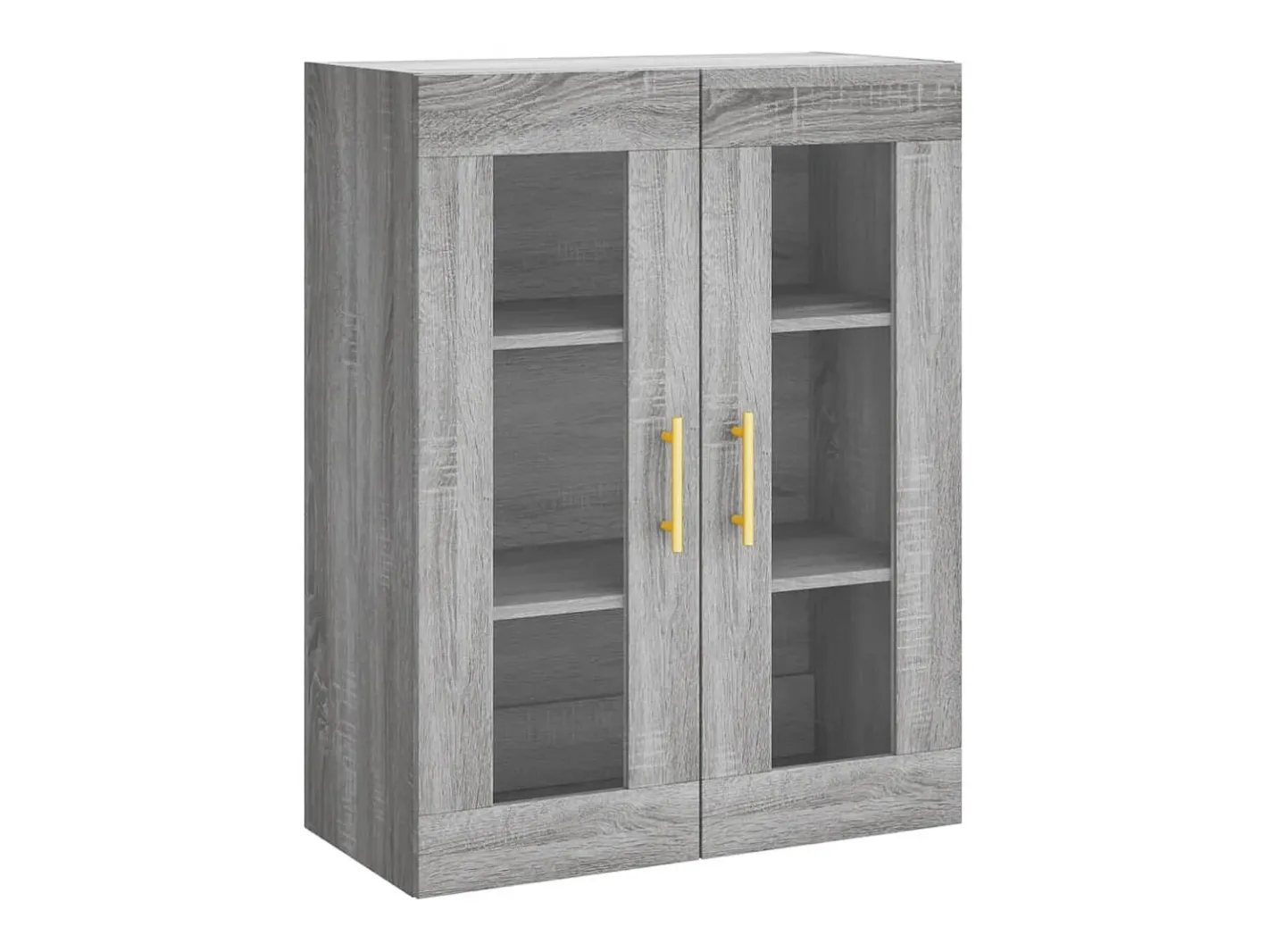 vidaxl Prateleira*Armário de parede 69,5x34x90 cm sonoma Cinzento