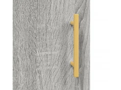 vidaxl Prateleira*Armário de parede 69,5x34x90 cm sonoma Cinzento