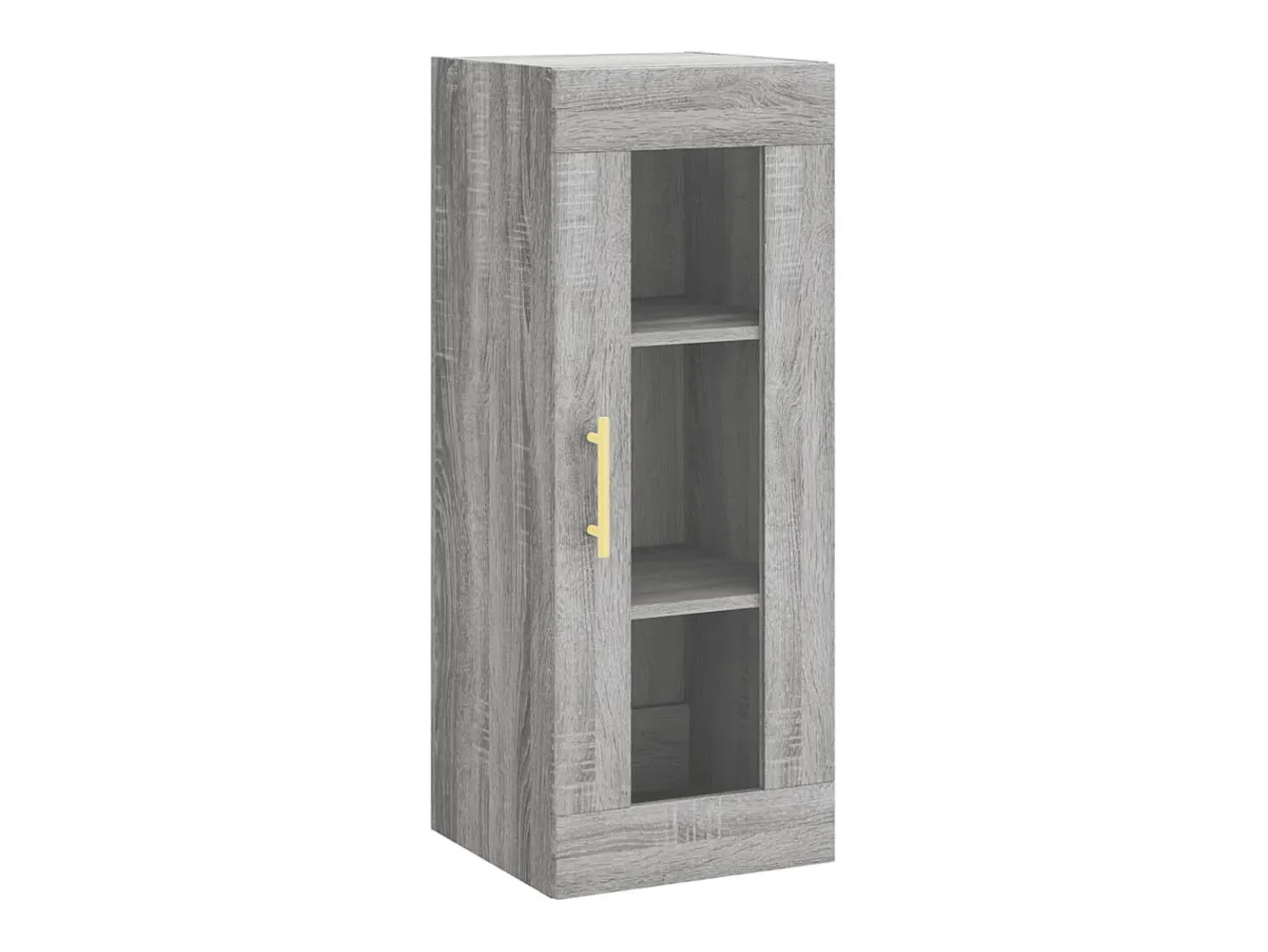 vidaxl Prateleira*Armário de parede 34,5x34x90 cm sonoma Cinzento