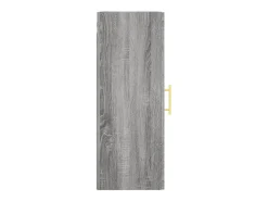 vidaxl Prateleira*Armário de parede 34,5x34x90 cm sonoma Cinzento