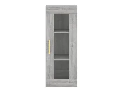 vidaxl Prateleira*Armário de parede 34,5x34x90 cm sonoma Cinzento