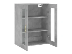 Armário de parede 69,5x34x90 cm cimento*vidaxl Best