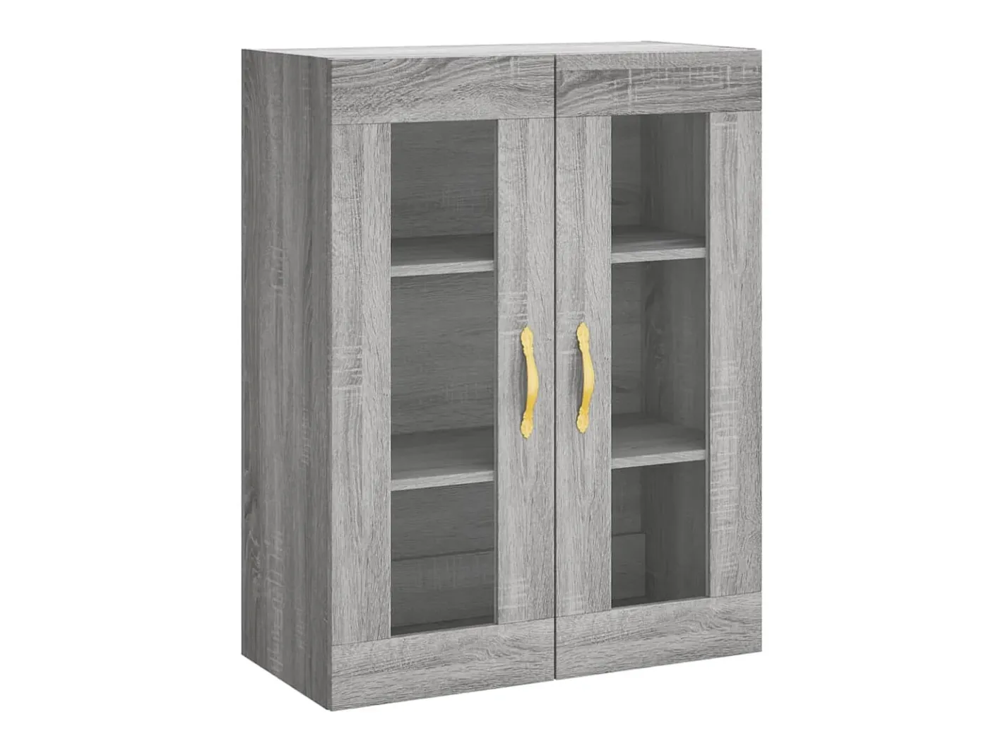 vidaxl Prateleira*Armário de parede 69,5x34x90 cm sonoma Cinzento