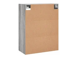 vidaxl Prateleira*Armário de parede 69,5x34x90 cm sonoma Cinzento