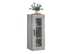 vidaxl Prateleira*Armário de parede 34,5x34x90 cm sonoma Cinzento