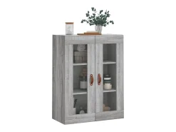 vidaxl Prateleira*Armário de parede 69,5x34x90 cm sonoma Cinzento