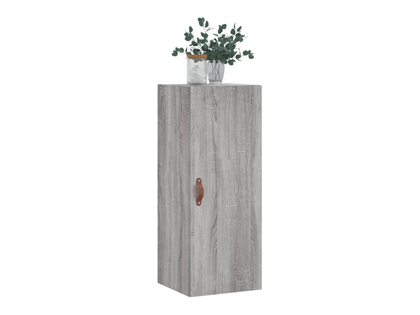 vidaxl Prateleira*Armário de parede 34,5x34x90 cm sonoma Cinzento