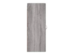 vidaxl Prateleira*Armário de parede 34,5x34x90 cm sonoma Cinzento