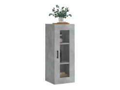 vidaxl Prateleira*Armário de parede 34,5x34x90 cm cimento Cinzento