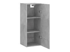 vidaxl Prateleira*Armário de parede 34,5x34x90 cm cimento Cinzento