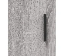 vidaxl Prateleira*Armário de parede 69,5x34x90 cm sonoma Cinzento
