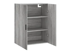 vidaxl Prateleira*Armário de parede 69,5x34x90 cm sonoma Cinzento