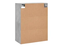 vidaxl Prateleira*Armário de parede 69,5x34x90 cm cimento Cinzento