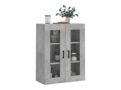 vidaxl Prateleira*Armário de parede 69,5x34x90 cm cimento Cinzento