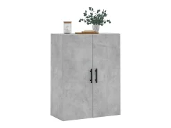 vidaxl Prateleira*Armário de parede 69,5x34x90 cm cimento Cinzento