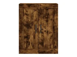Armário de parede 69,5x34x90 cm deriv. madeira carvalho fumado^vidaxl Outlet