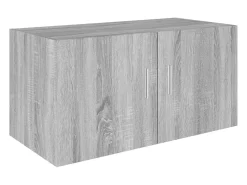 vidaxl Prateleira*Armário de parede 80x39x40 cm madeira proc. sonoma Cinzento