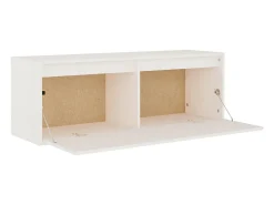 Armário de parede 100x30x35 cm madeira de pinho maciça branco*vidaxl Outlet