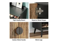 Armário de sapatos com portas, armário de armazenamento de sapatos de 7 andares com prateleiras ajustáveis^Tribesigns Online