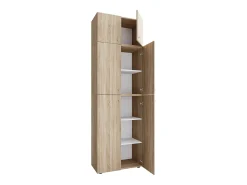 VCM Móvel De Arrumação|Sapateira*Armário de sapatos Lona Sonoma Oak A. 223 x L. 70 x P. 39 cm Multicor