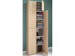 VCM Móvel De Arrumação|Sapateira*Armário de sapatos Lona Sonoma Oak A. 223 x L. 70 x P. 39 cm Multicor