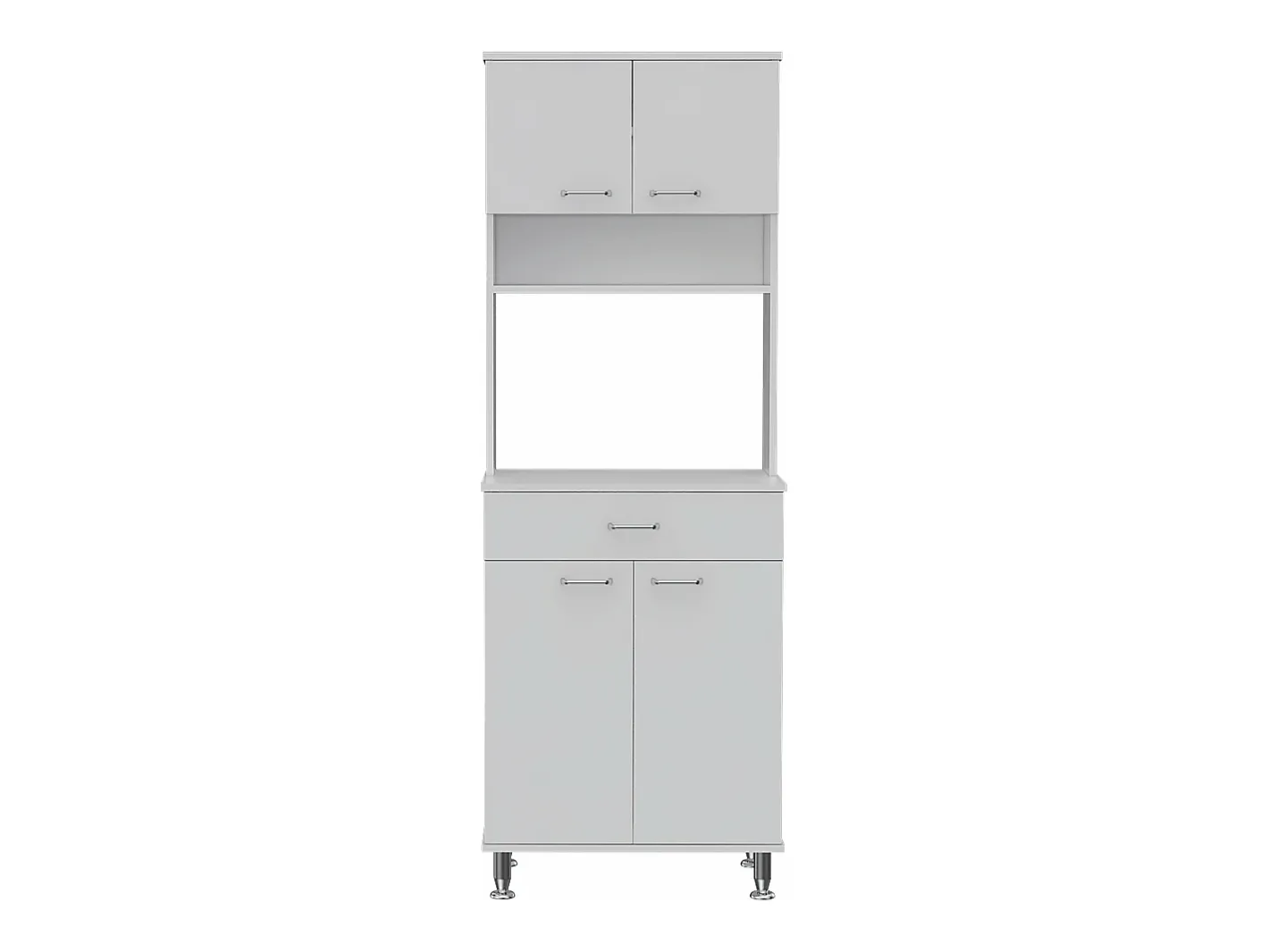 Armário Della em melamina, com gaveta de calha metálica, 168.91 cm X 59.94 cm X 35.30 cm ,^TuHome Outlet