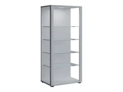 Armário em pé Glasol Prata A. 115 x L. 52 x P. 35 cm^VCM Online
