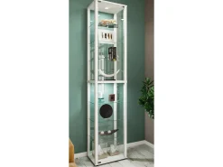 Armário em pé Kavisa Branco A. 227 x L. 50 x P. 38 cm^VCM Outlet