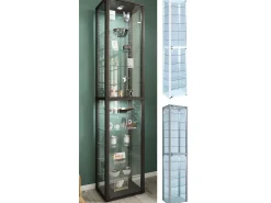 VCM Vitrina*Armário em pé Kavisa Branco A. 227 x L. 50 x P. 38 cm Multicor