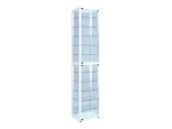 VCM Vitrina*Armário em pé Kavisa Branco A. 227 x L. 50 x P. 38 cm Multicor