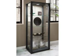 VCM Vitrina*Armário em pé Kavisa A. 115 x L. 50 x P. 38 cm Preto