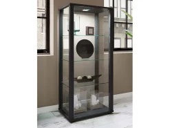 VCM Vitrina*Armário em pé Kavisa A. 115 x L. 50 x P. 38 cm Preto
