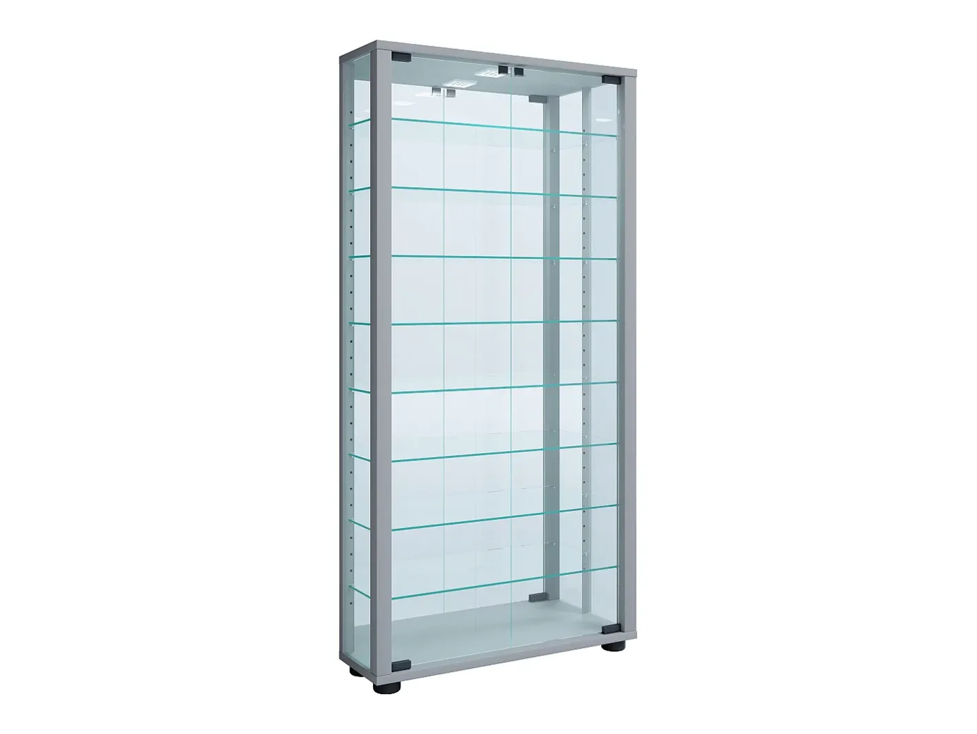 Armário em pé Lumo Prata A. 115 x L. 59 x P. 18 cm^VCM Best