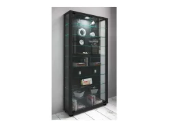 VCM Vitrina*Armário em pé Lumo Preto A. 113 x L. 59 x P. 18 cm Multicor