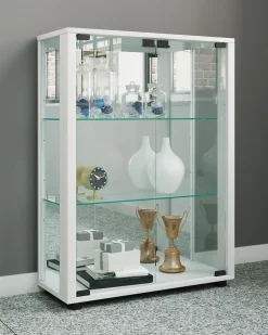 VCM Vitrina*Armário em pé Sintalo Branco A. 80 x L. 60 x P. 25 cm Multicor
