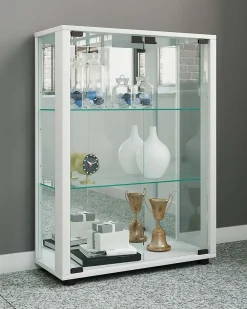 VCM Vitrina*Armário em pé Sintalo Branco A. 80 x L. 60 x P. 25 cm Multicor