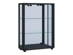 Best Armário em pé Sintalo Preto A. 80 x L. 60 x P. 25 cm Vitrina