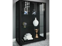 VCM Vitrina*Armário em pé Sintalo Preto A. 80 x L. 60 x P. 25 cm Multicor