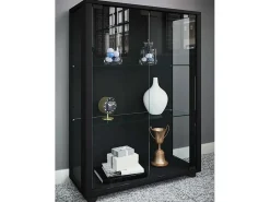 VCM Vitrina*Armário em pé Sintalo Preto A. 80 x L. 60 x P. 25 cm Multicor
