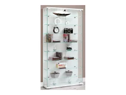 VCM Vitrina*Armário em pé Stelas Branco A. 114 x L. 59 x P. 17 cm Multicor