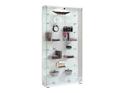 VCM Vitrina*Armário em pé Stelas Branco A. 114 x L. 59 x P. 17 cm Multicor