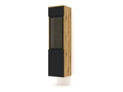 Petits-Meubles Vitrina*Armário expositor de 2 portas Aurus em madeira e Preto