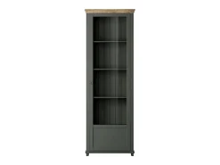 Petits-Meubles Vitrina*Armário expositor de 1 porta, abertura à direita Martin Vert et Bois Verde