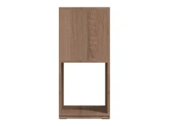 vidaxl Vitrina*Armário giratório 34,5x34,5x75,5 cm aglomerado carvalho sonoma Castanho